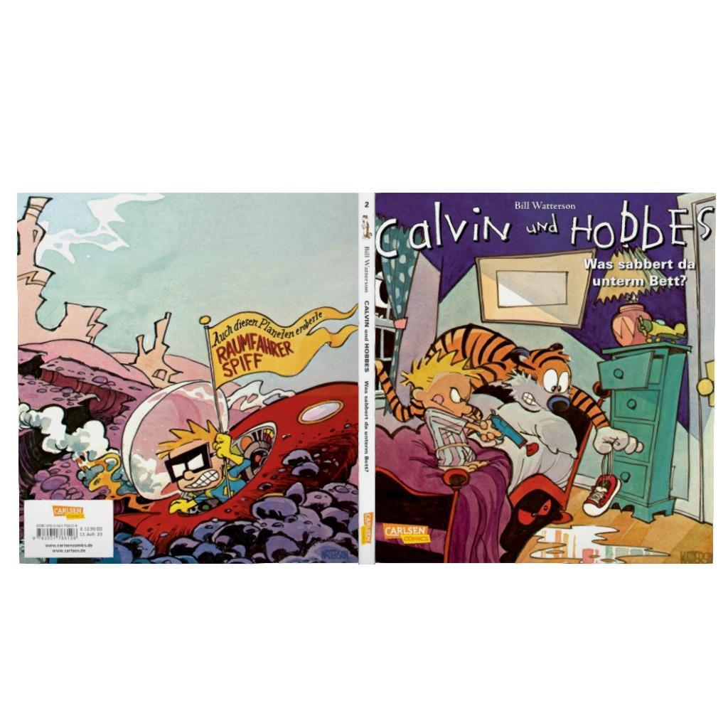 Beispielinhalt (Bild) Calvin & Hobbes 02 - Was sabbert da unter dem Bett?