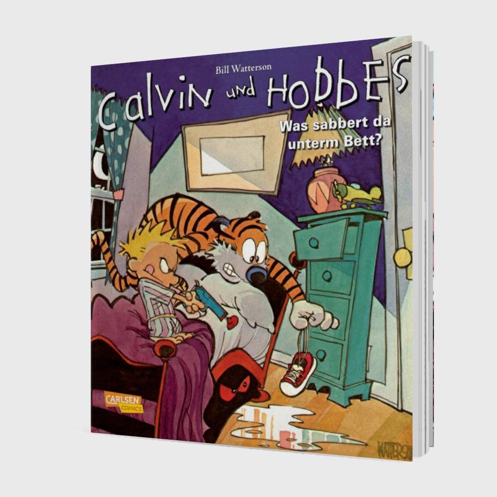 Beispielinhalt (Bild) Calvin & Hobbes 02 - Was sabbert da unter dem Bett?