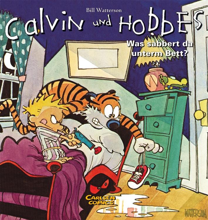 Vorderes Coverbild Calvin & Hobbes 02 - Was sabbert da unter dem Bett?