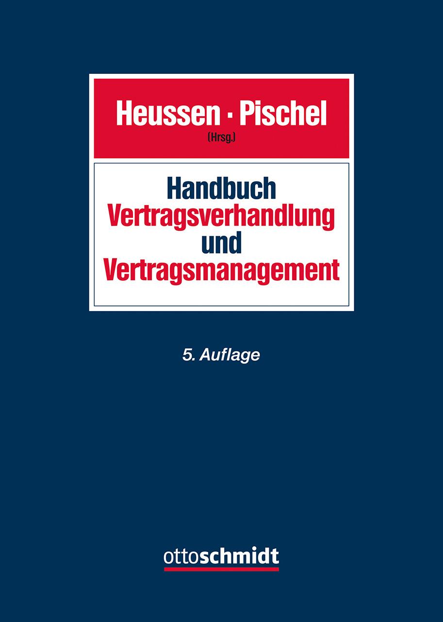 Vorderes Coverbild Handbuch Vertragsverhandlung und Vertragsmanagement