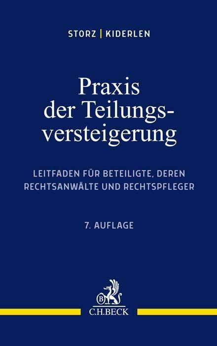 Vorderes Coverbild Praxis der Teilungsversteigerung