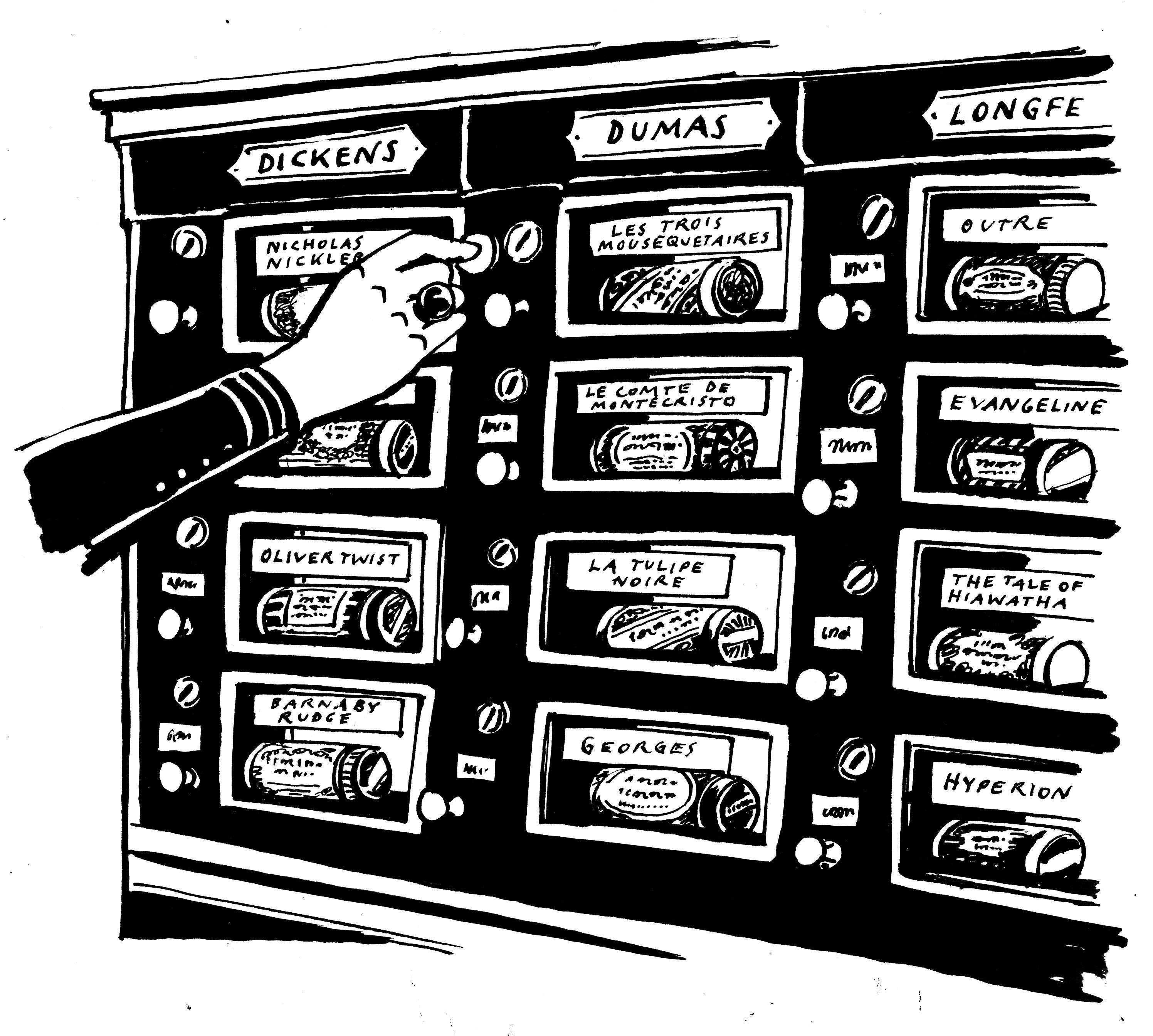 Beispielinhalt (Bild) Das Ende der Bücher