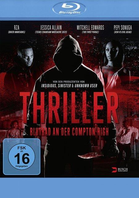 Vorderes Coverbild Thriller - Blutbad an der Compton High