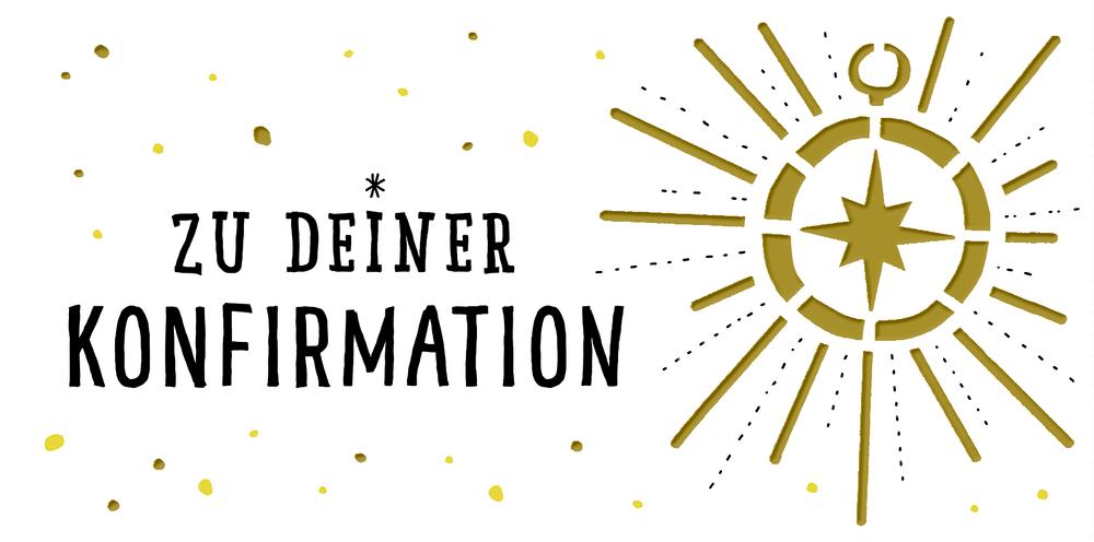 Vorderes Coverbild Kuvert für einen Geld- oder Gutschein - Zu deiner Konfirmation