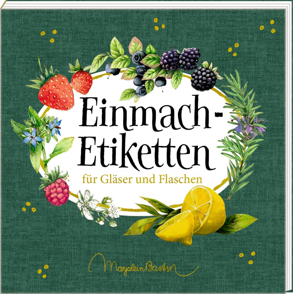 Vorderes Coverbild Etikettenbüchlein - Einmach-Etiketten (Marjolein Bastin)