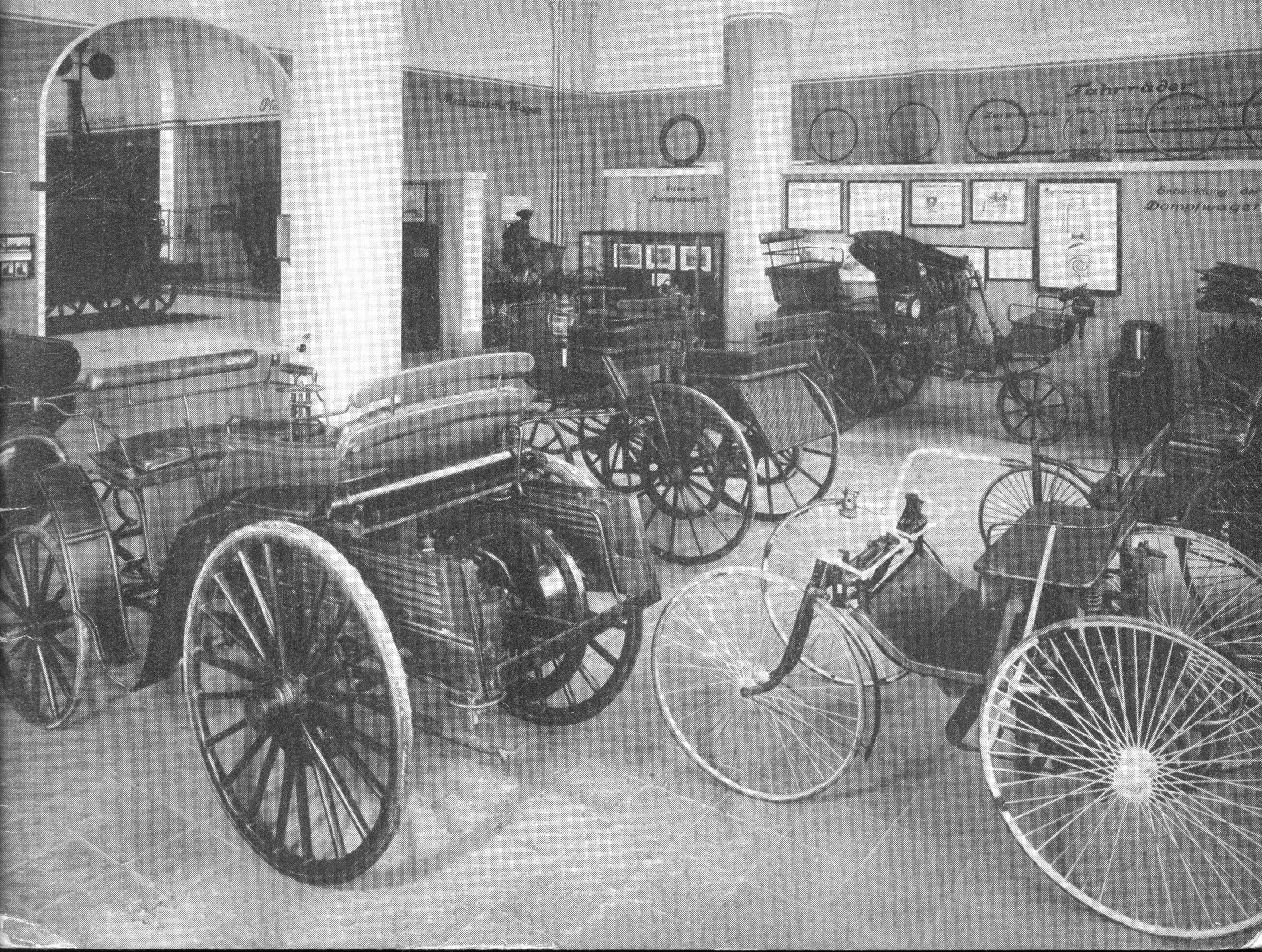 Beispielinhalt (Bild) Gottlieb Daimler - in der Geschichte des Kraftwagens