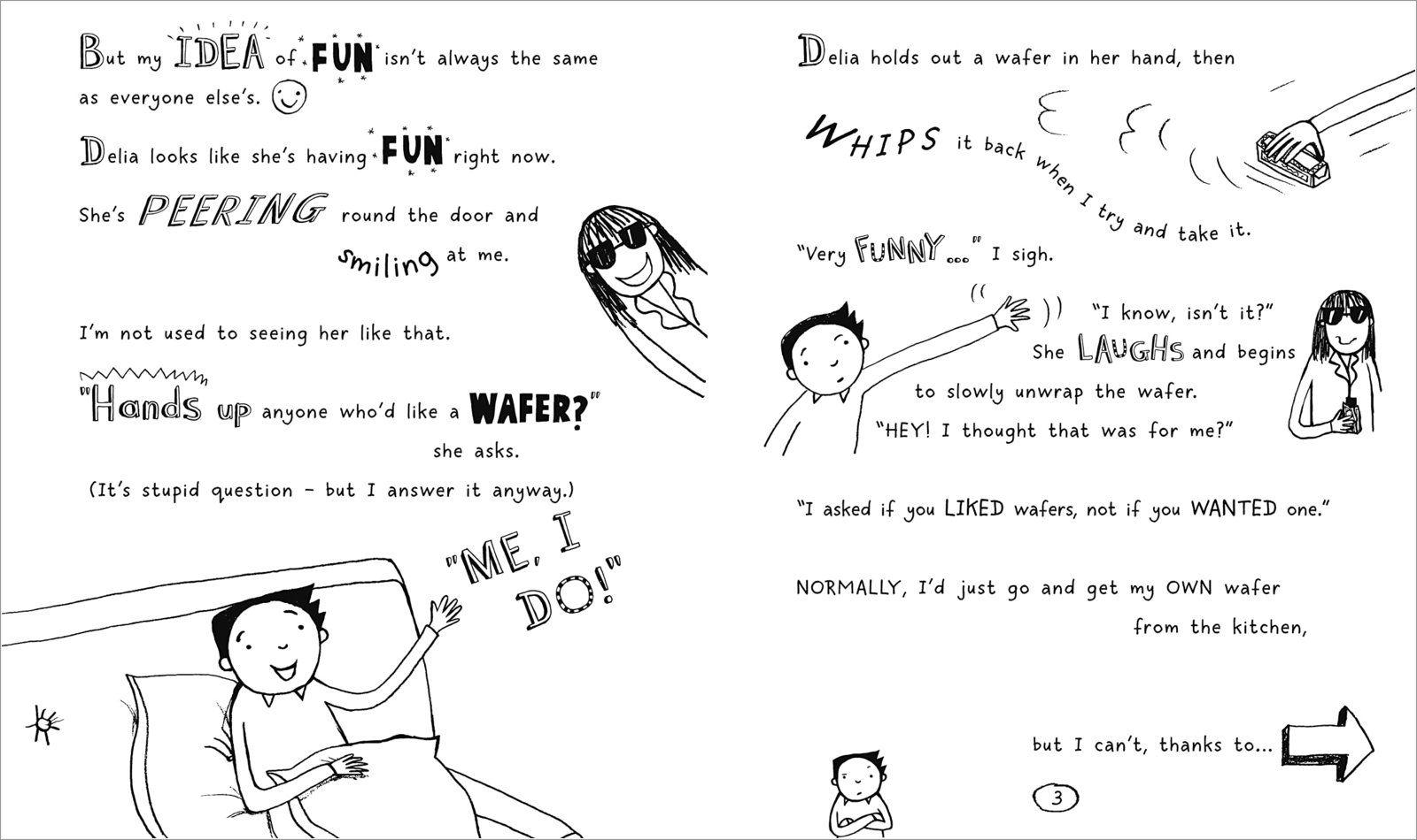 Beispielinhalt (Bild) Tom Gates 19:Random Acts of Fun