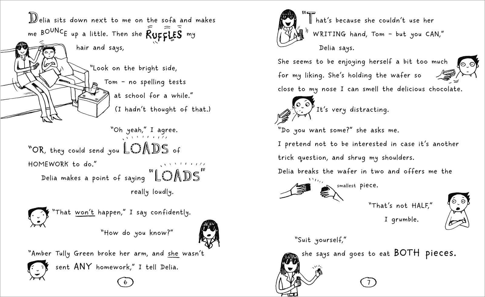 Beispielinhalt (Bild) Tom Gates 19:Random Acts of Fun