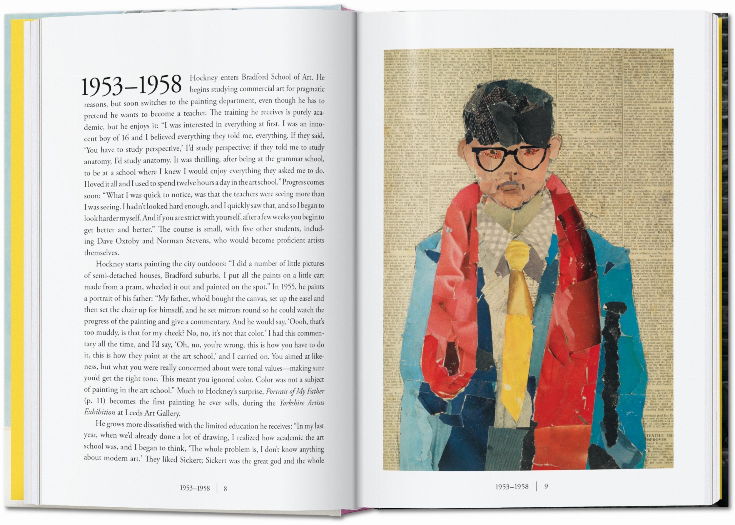 Beispielinhalt (Bild) David Hockney. Eine Chronologie. 40th Ed.