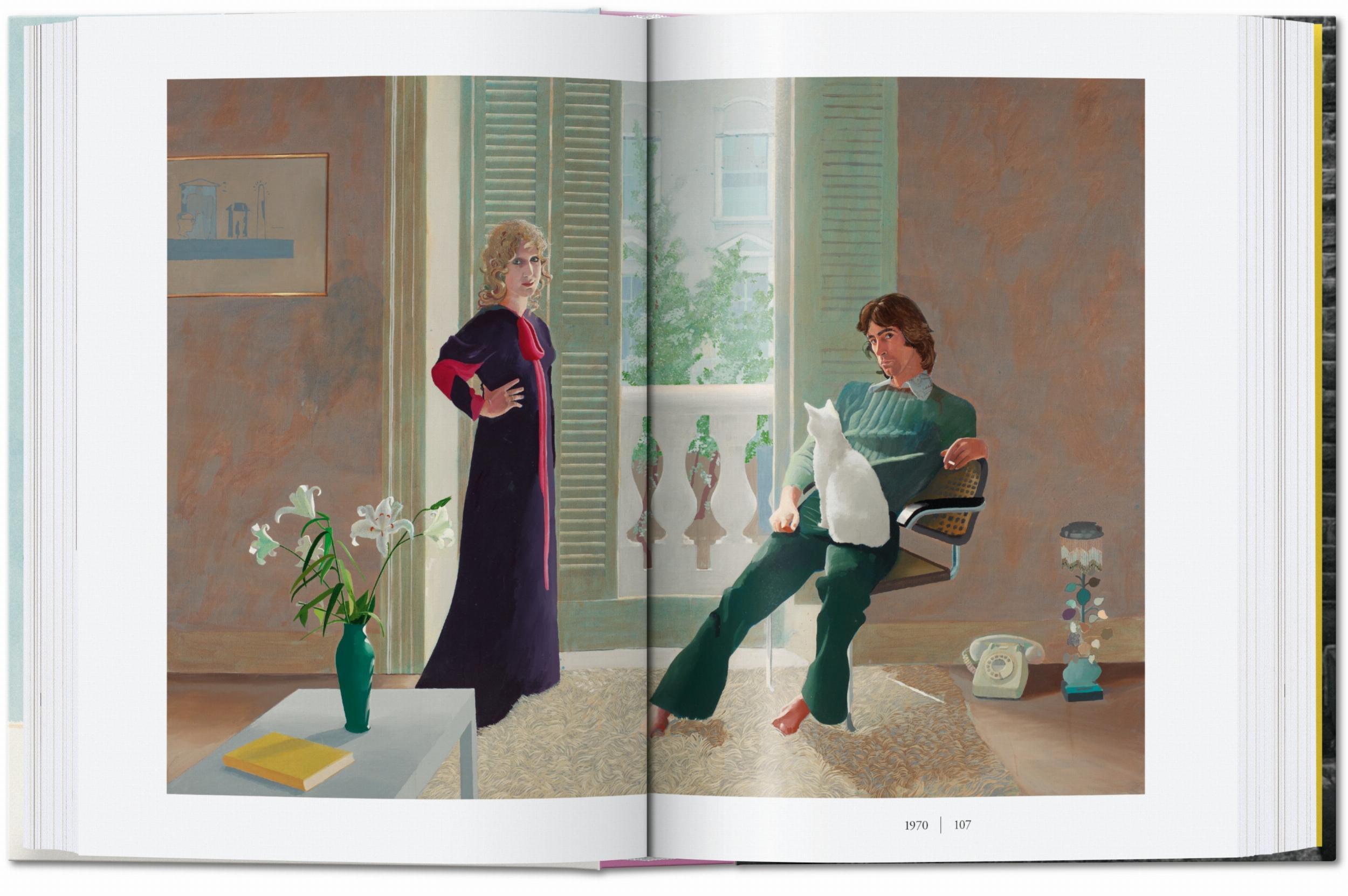Beispielinhalt (Bild) David Hockney. Eine Chronologie. 40th Ed.