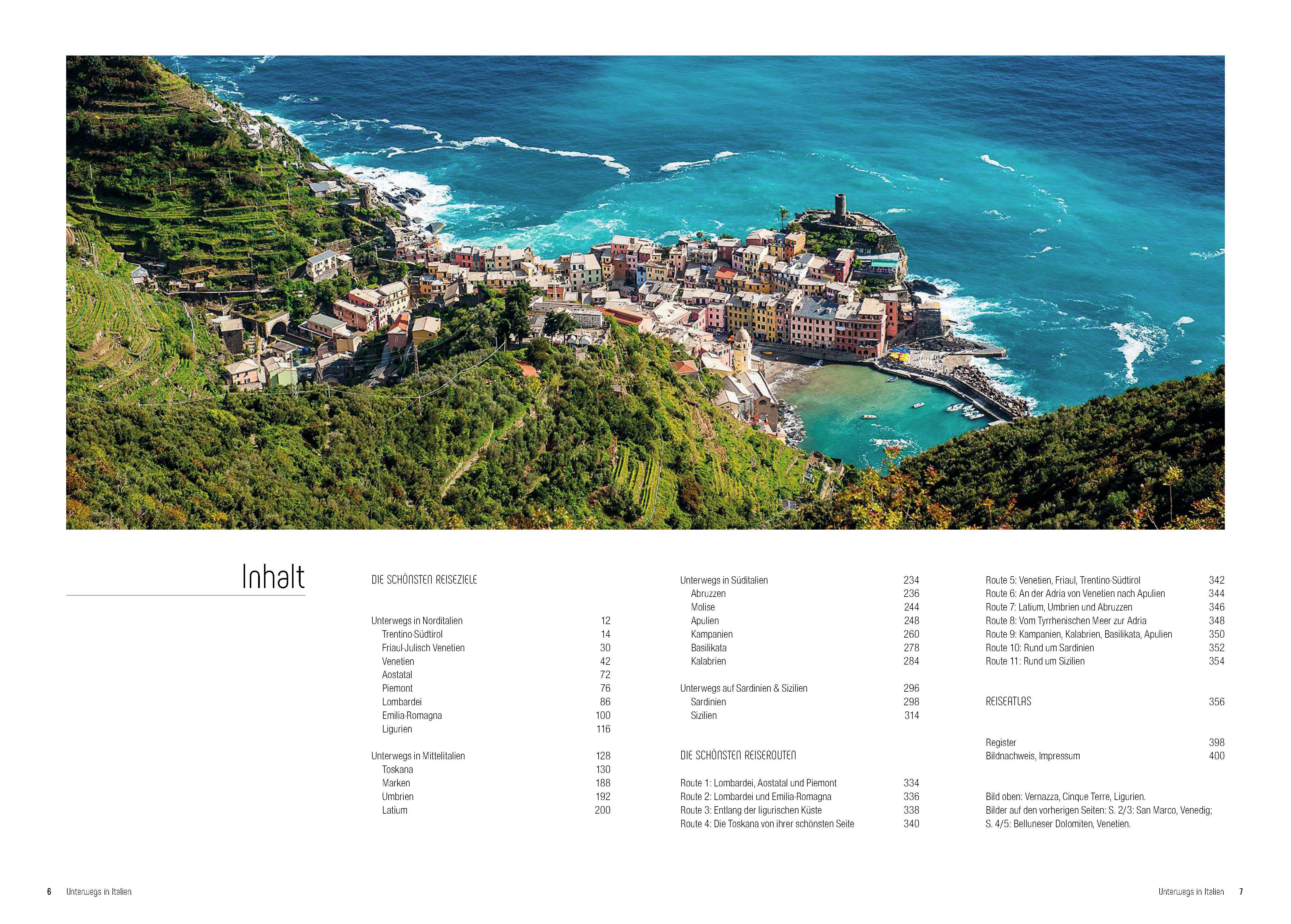 Beispielinhalt (Bild) KUNTH Unterwegs in Italien