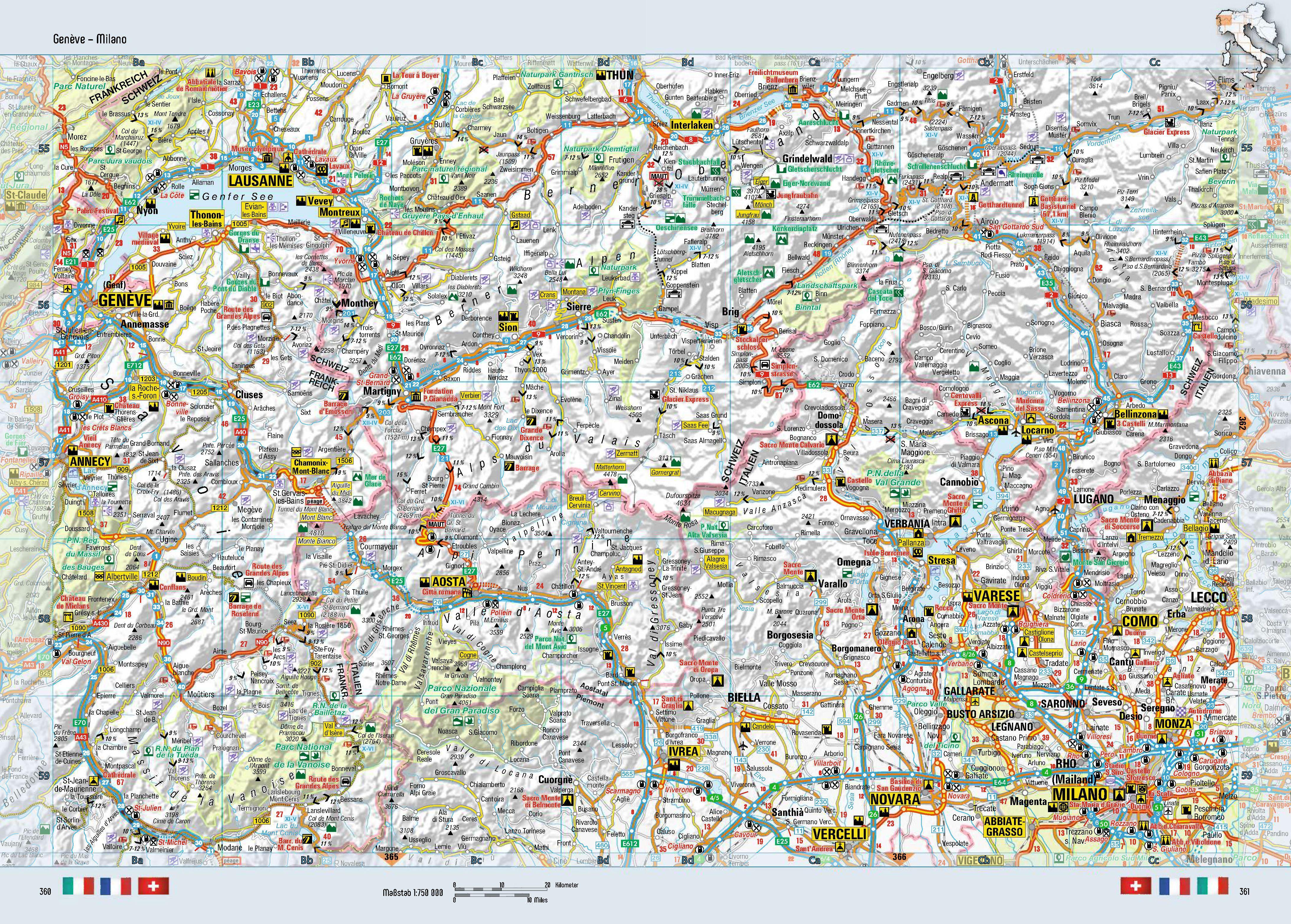 Beispielinhalt (Bild) KUNTH Unterwegs in Italien