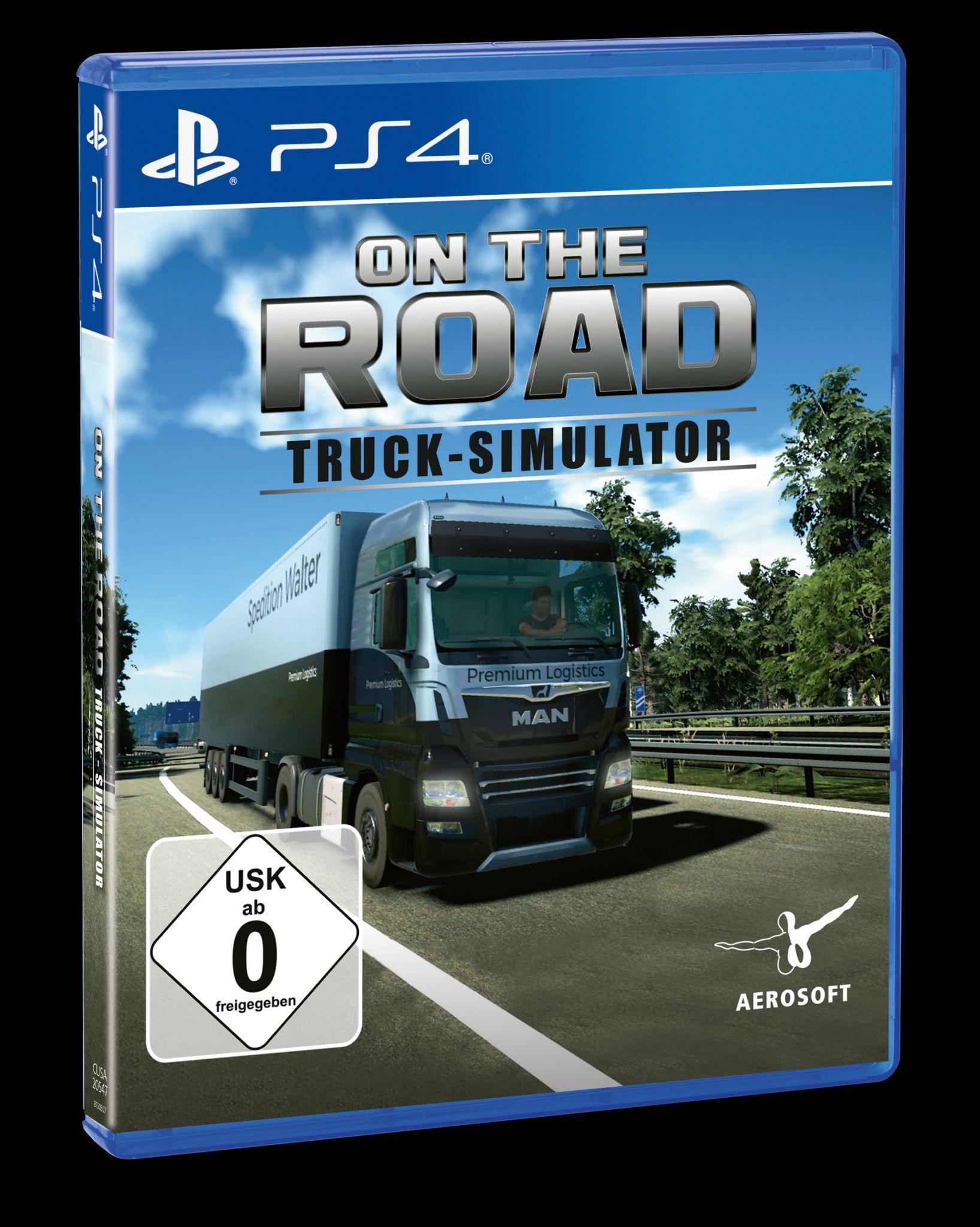Vorderes Coverbild Truck Simulator - On the Road Truck (PlayStation PS4)