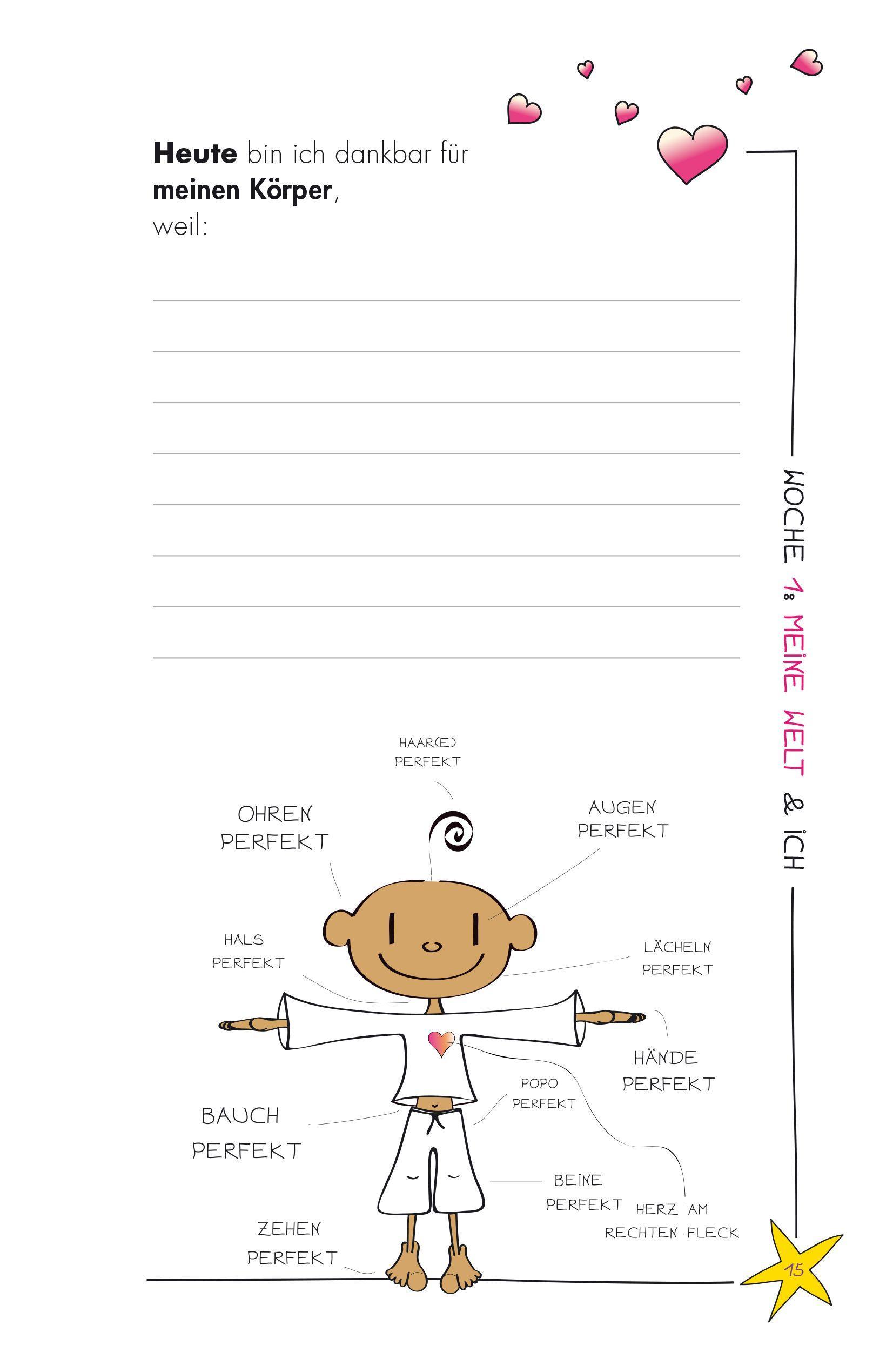 Beispielinhalt (Bild) Der kleine Yogi Dankbarkeitstagebuch