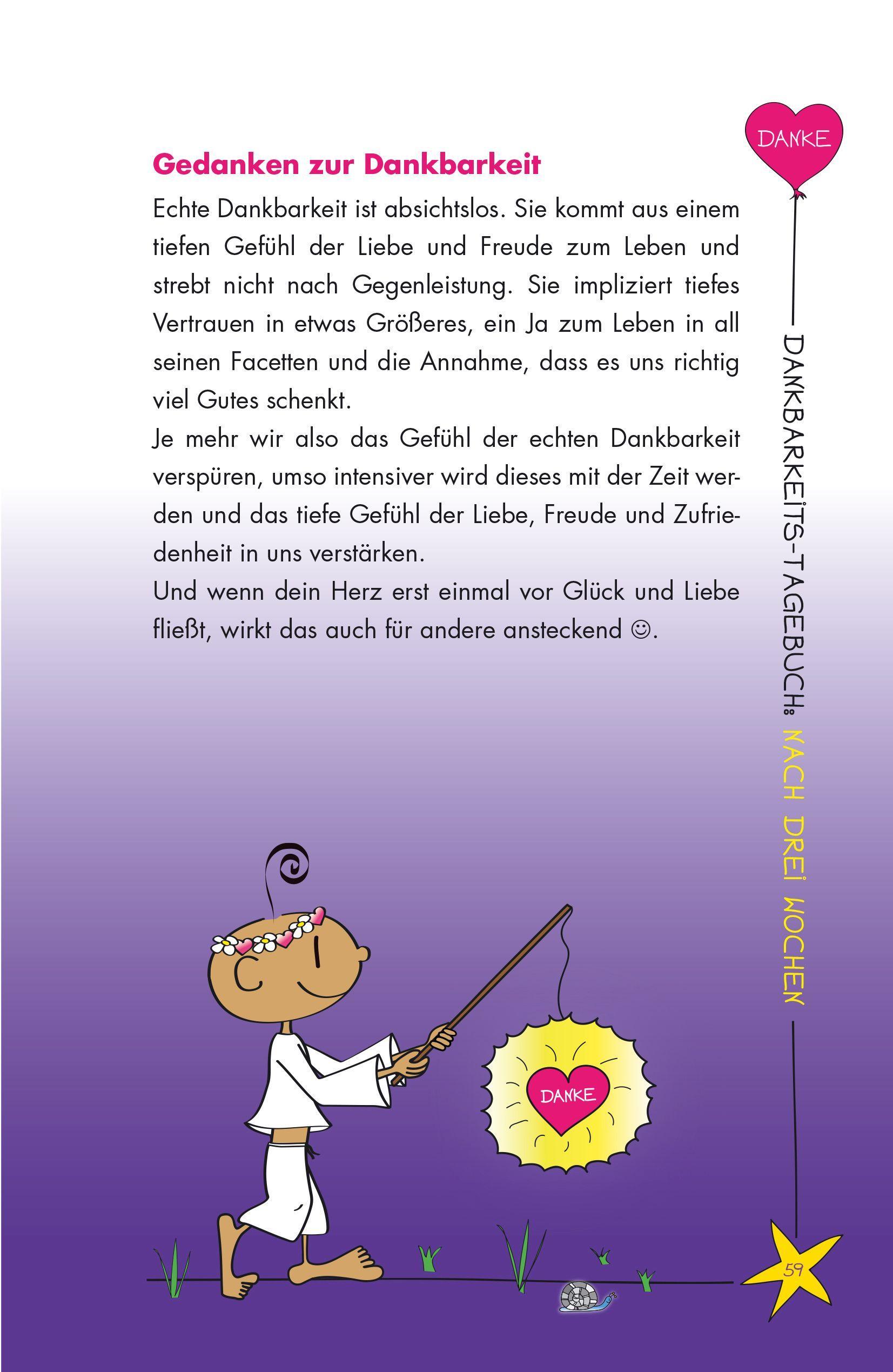 Beispielinhalt (Bild) Der kleine Yogi Dankbarkeitstagebuch