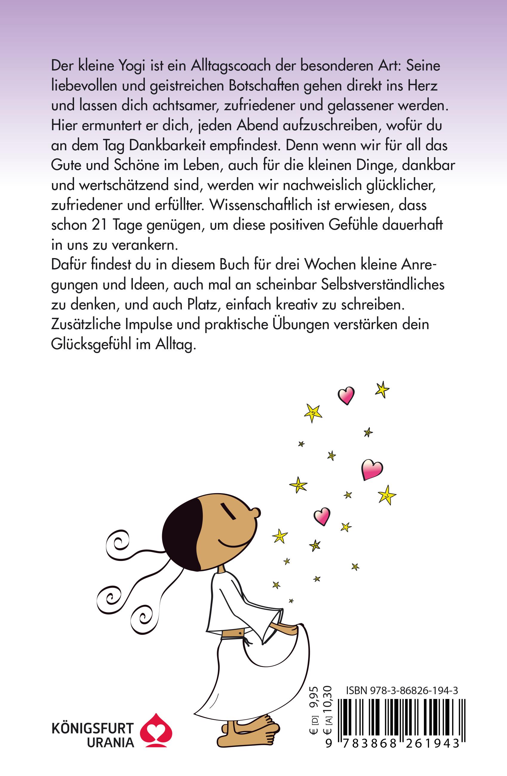 Rückseitencover Der kleine Yogi Dankbarkeitstagebuch