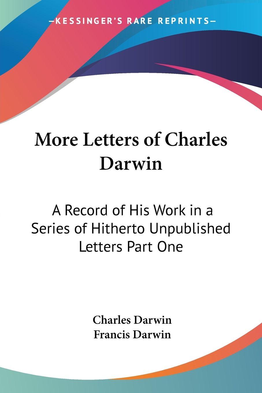 Vorderes Coverbild More Letters of Charles Darwin