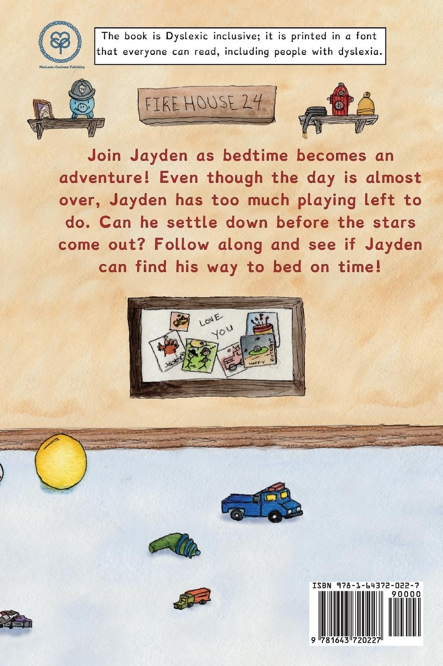 Rückseitencover Bedtime for Jayden