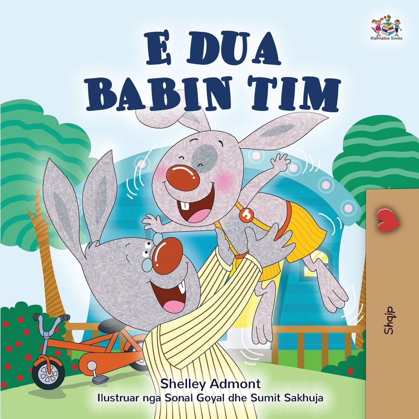 Vorderes Coverbild I Love My Dad (Albanian Children's Book)