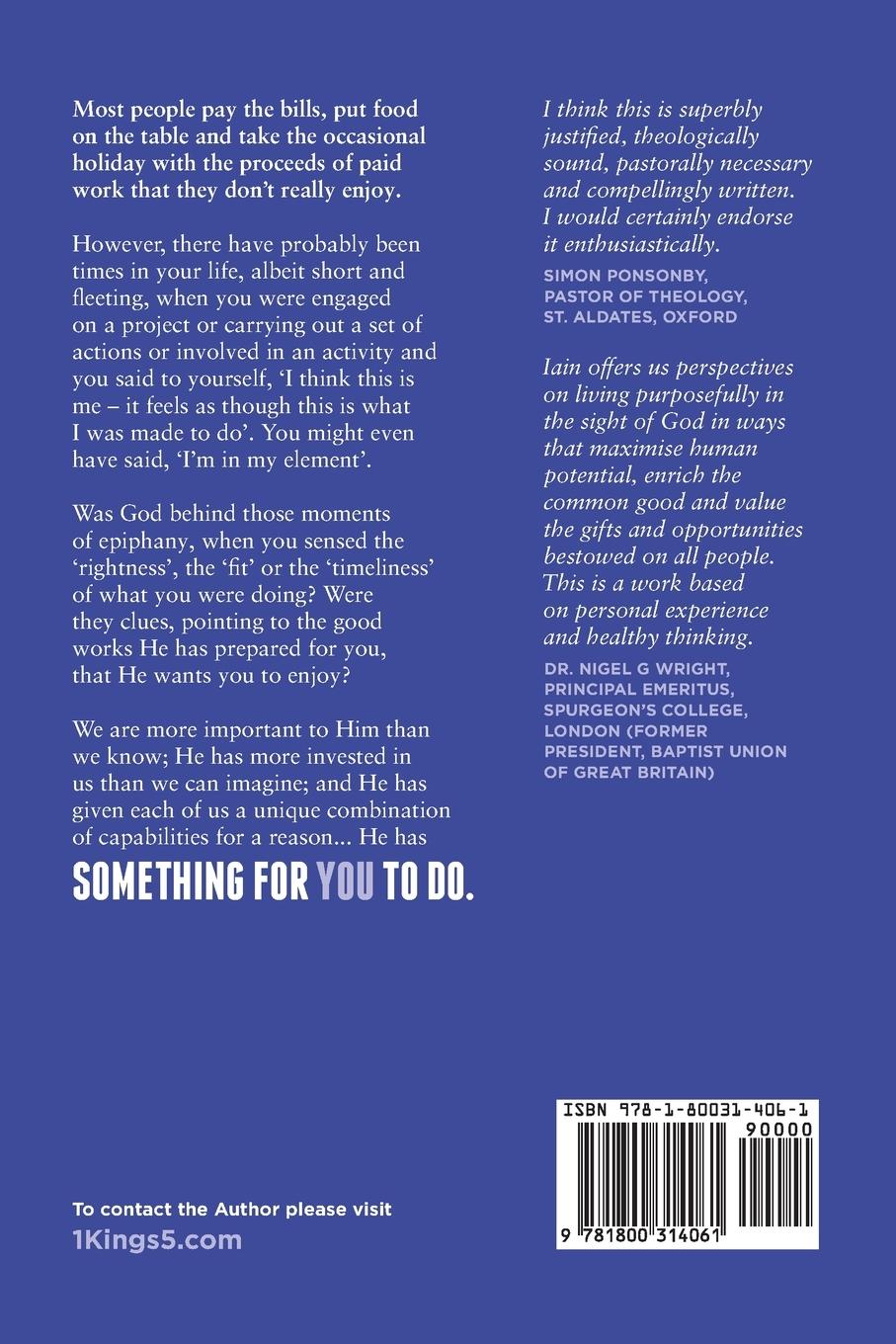 Rückseitencover Something For You To Do