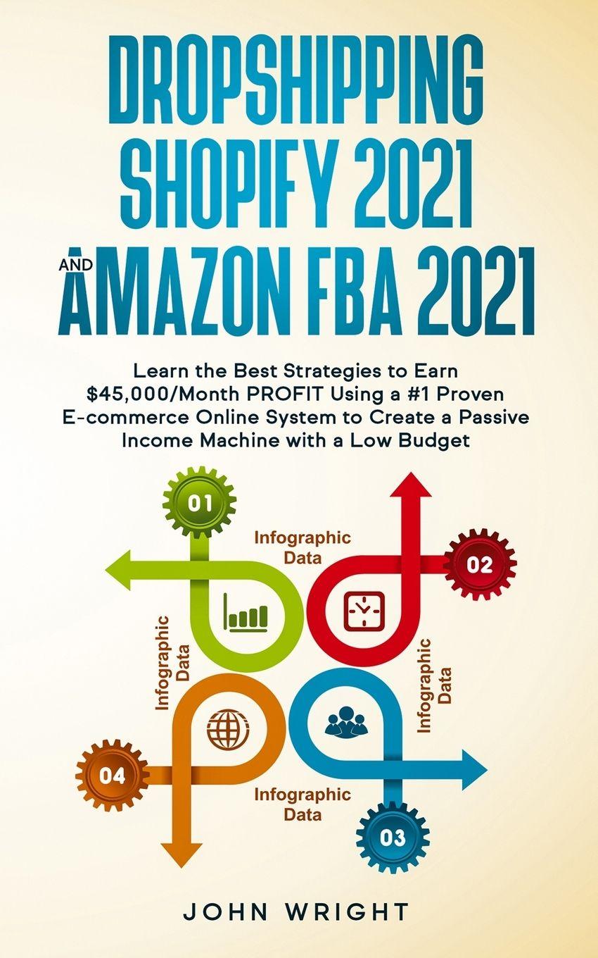 Vorderes Coverbild Dropshipping Shopify 2021 and Amazon FBA 2021