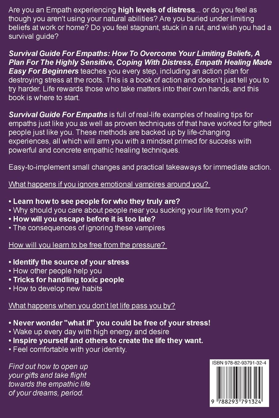 Rückseitencover Survival Guide For Empaths