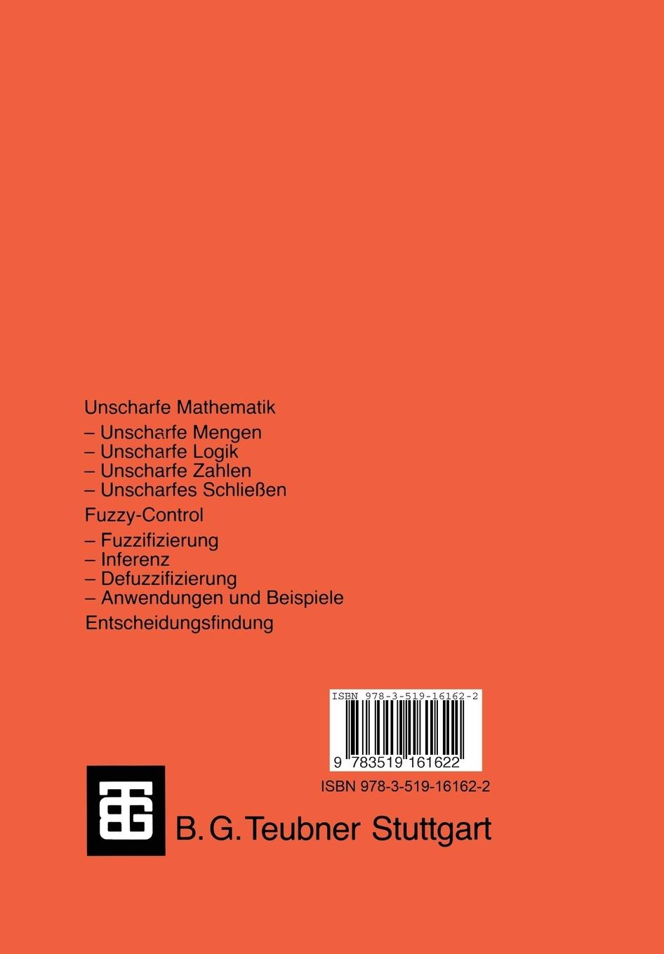 Rückseitencover Einführung in die Fuzzy-Logik