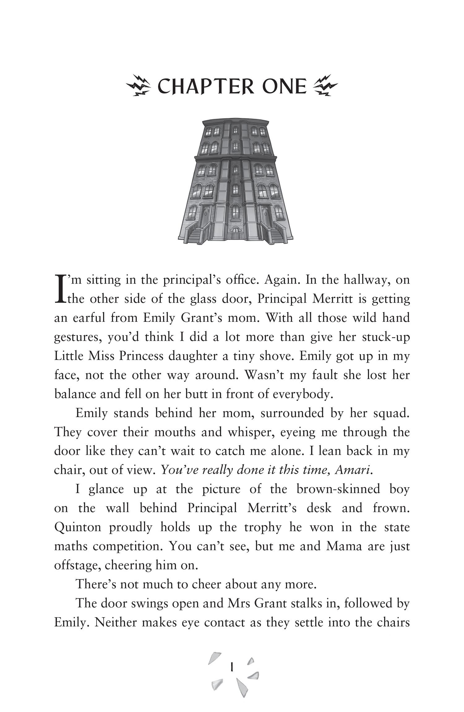 Beispielinhalt (Bild) Amari and the Night Brothers