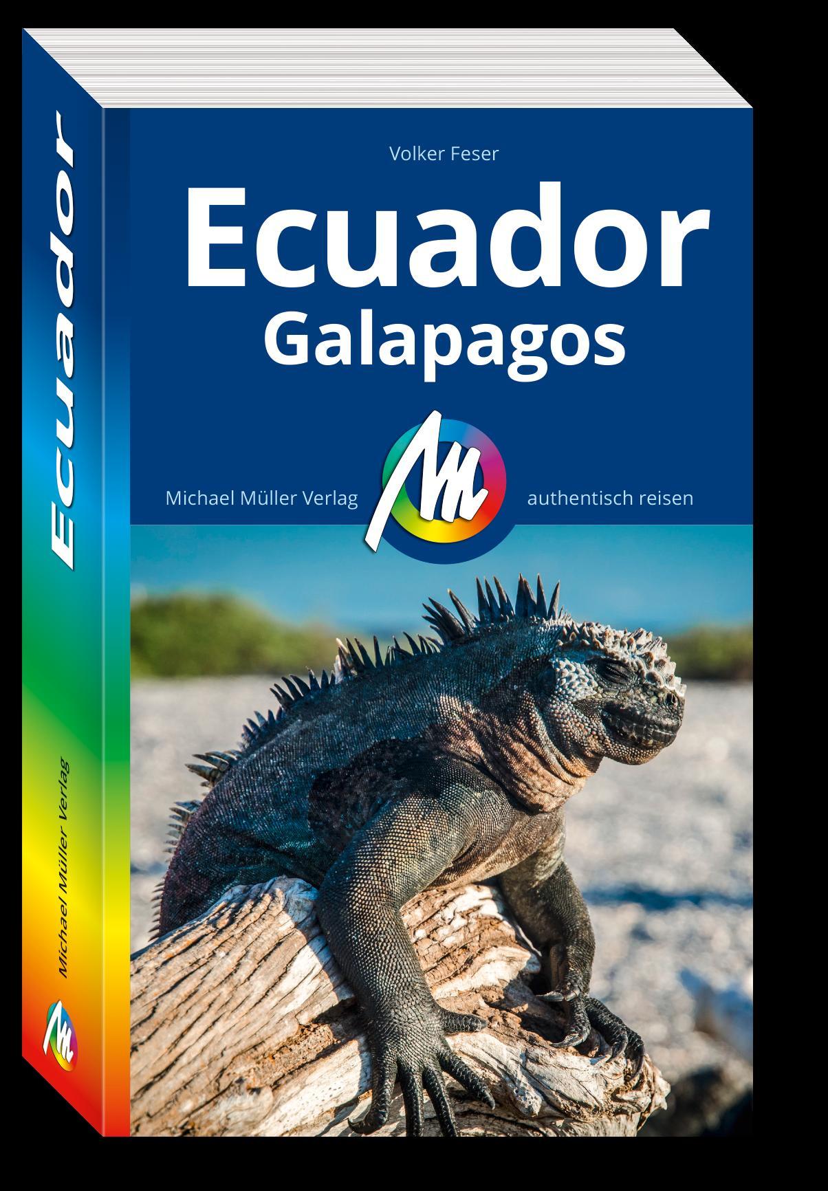 Vorderes Coverbild MICHAEL MÜLLER REISEFÜHRER Ecuador