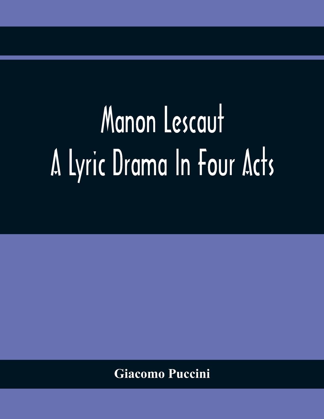 Vorderes Coverbild Manon Lescaut