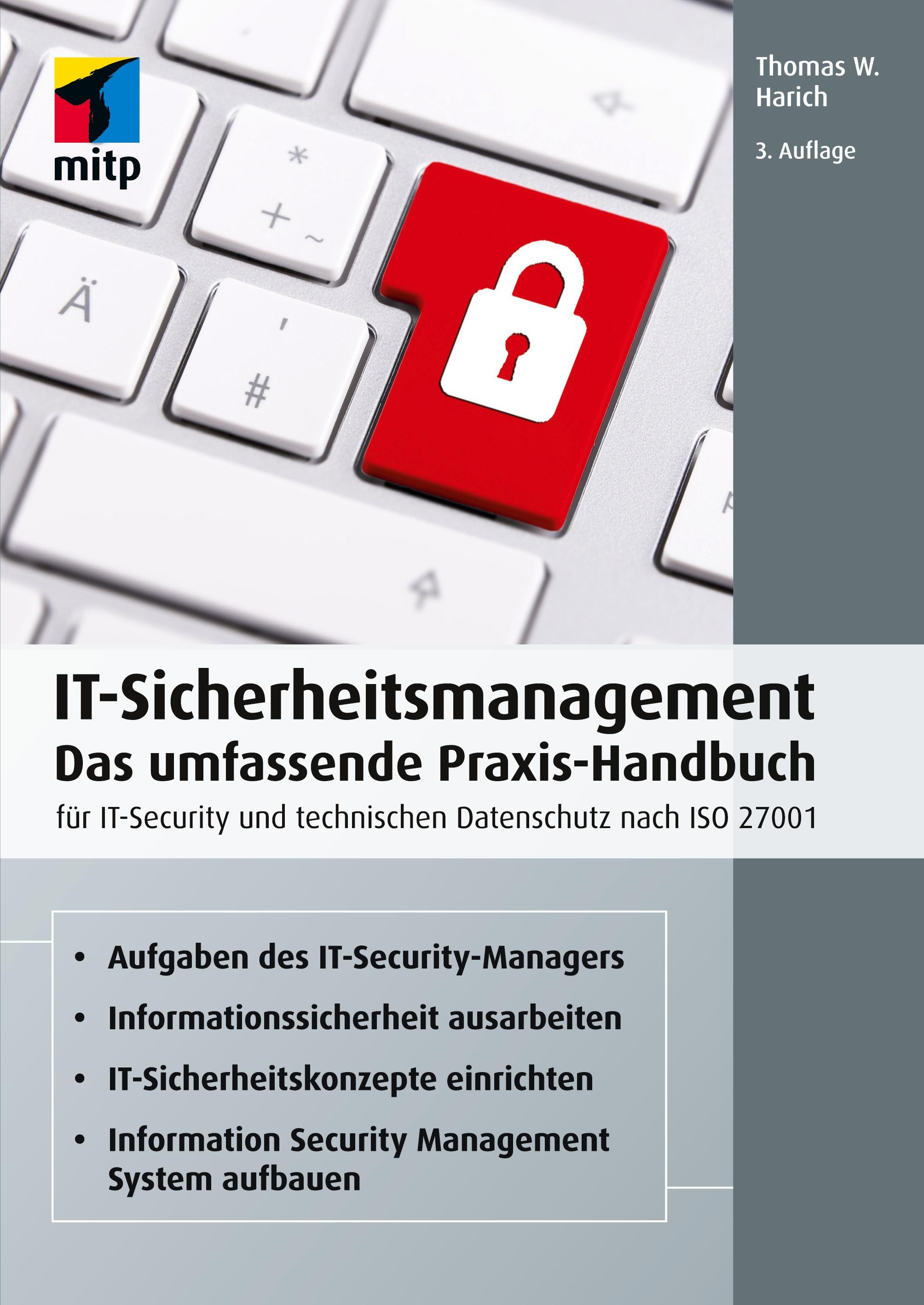 Vorderes Coverbild IT-Sicherheitsmanagement