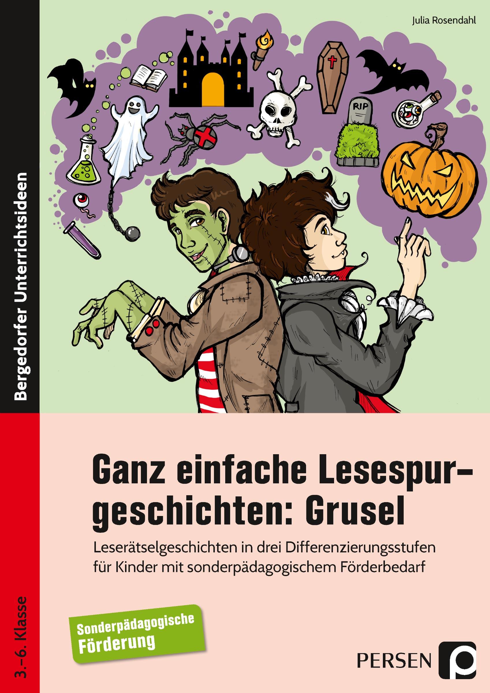 Vorderes Coverbild Ganz einfache Lesespurgeschichten: Grusel