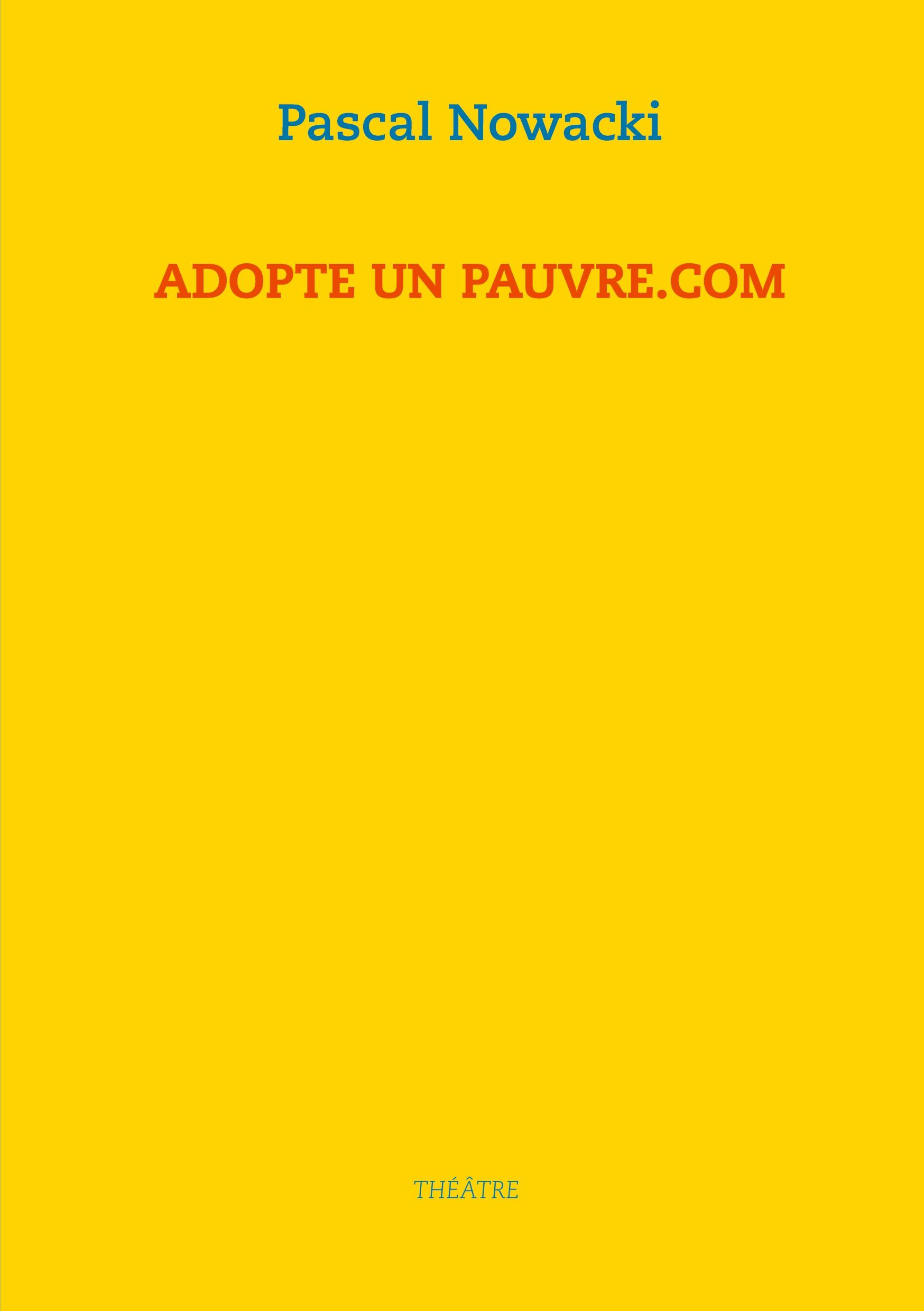 Vorderes Coverbild Adopte un pauvre.com