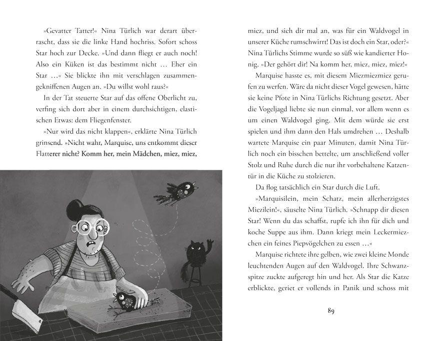 Beispielinhalt (Bild) Dachs im Dickicht - Das letzte Huhn