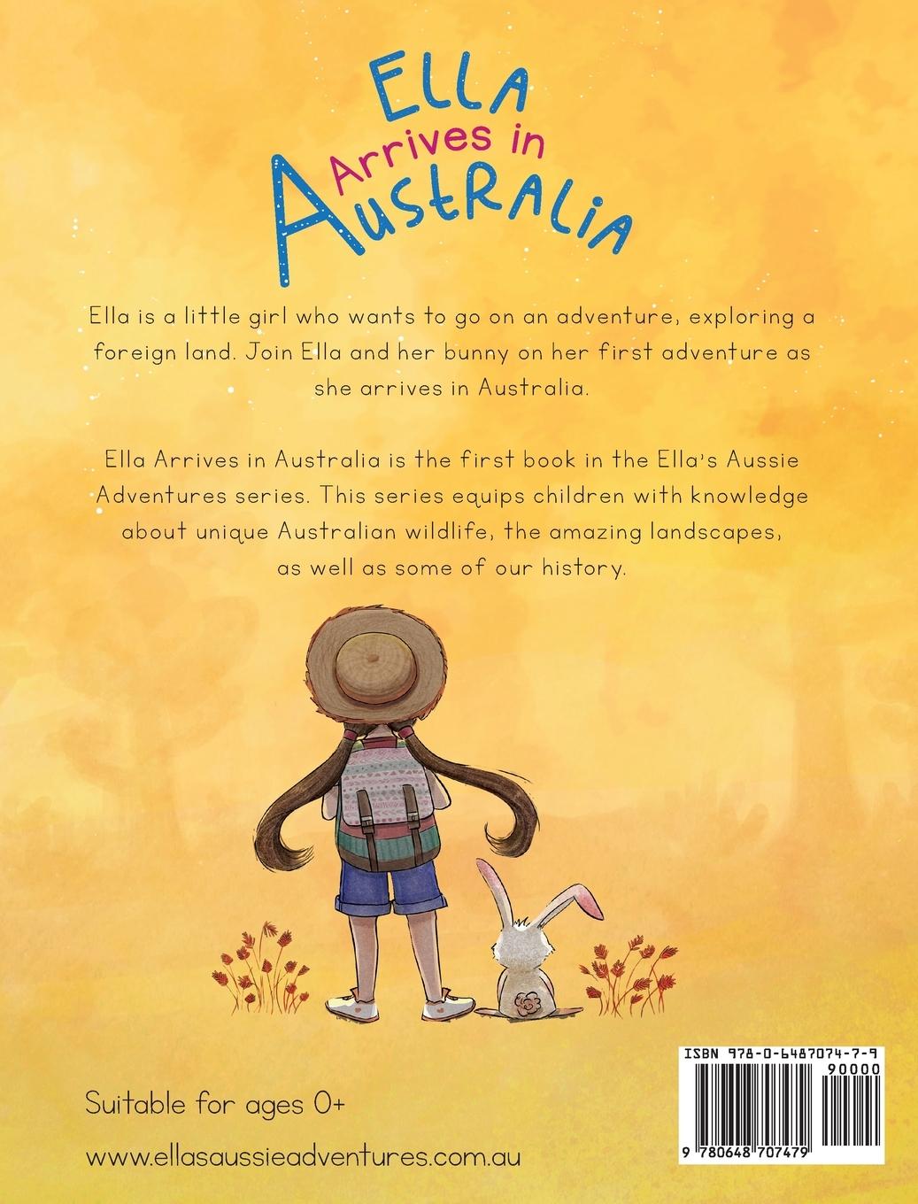 Rückseitencover Ella Arrives in Australia