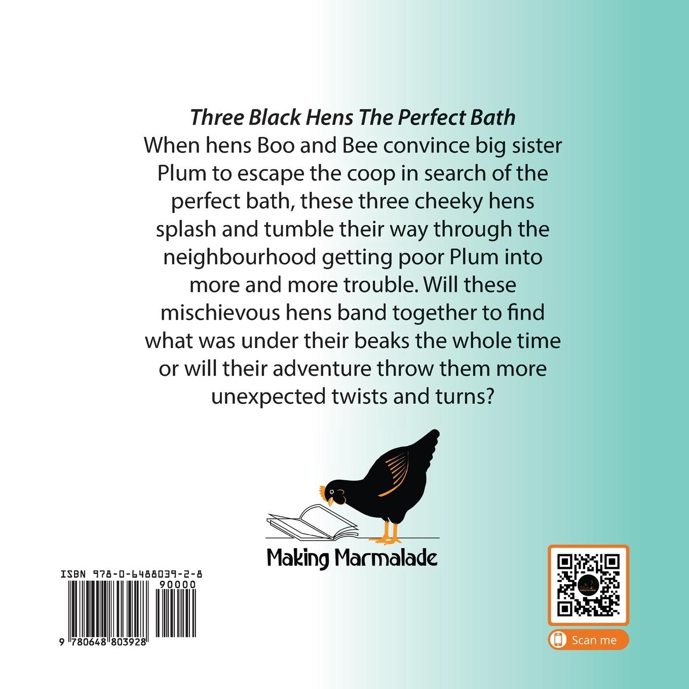 Rückseitencover Three Black Hens The Perfect Bath