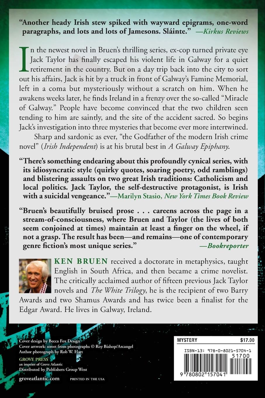 Rückseitencover A Galway Epiphany