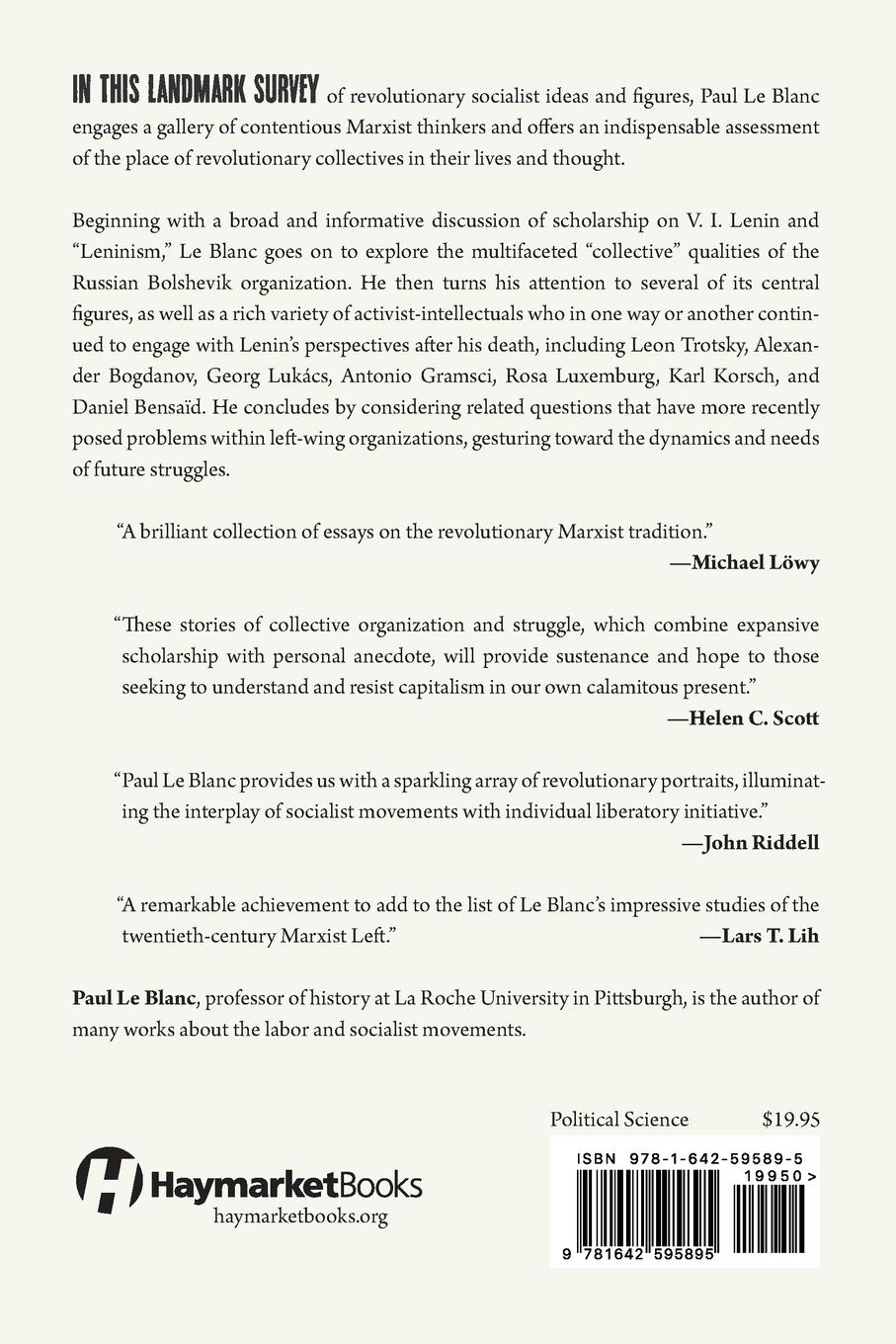 Rückseitencover Revolutionary Collective