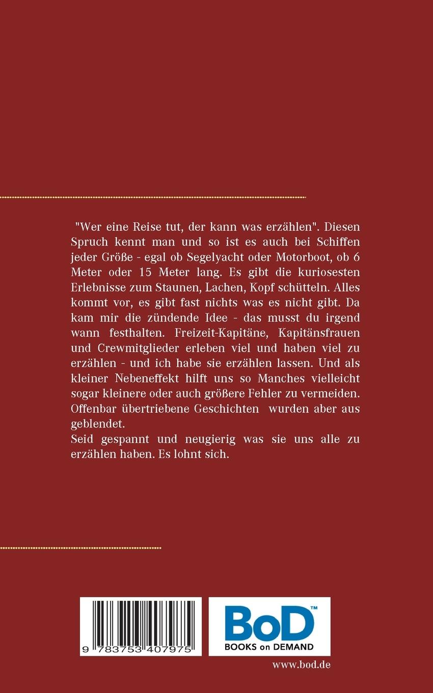 Rückseitencover Freizeit-Kapitäne erzählen ihre Erlebnisse