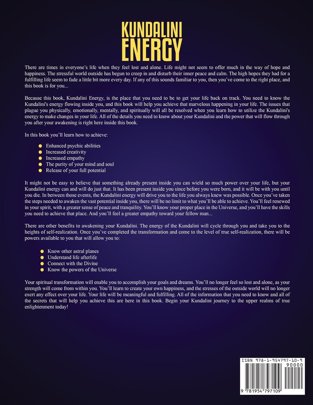 Rückseitencover Kundalini Energy