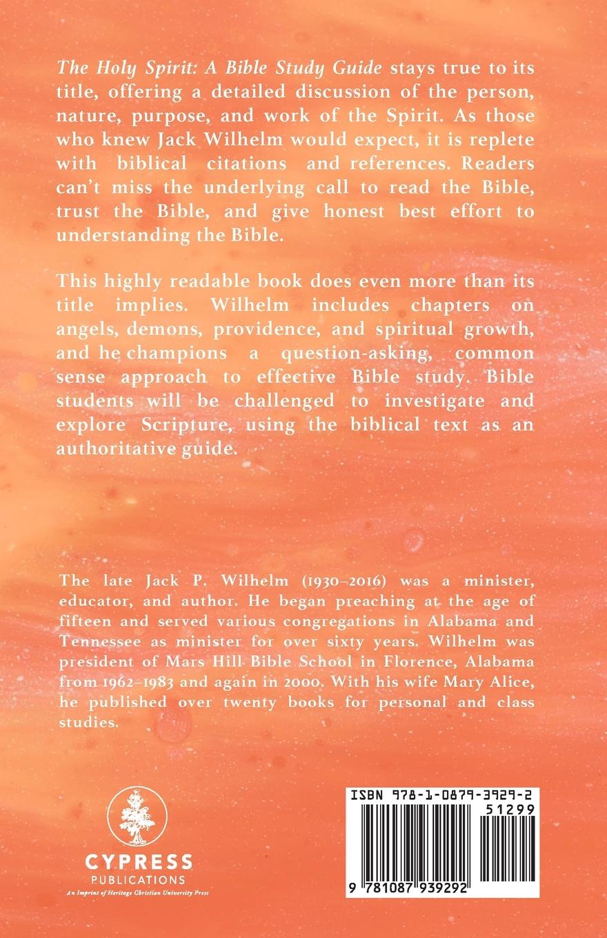 Rückseitencover The Holy Spirit