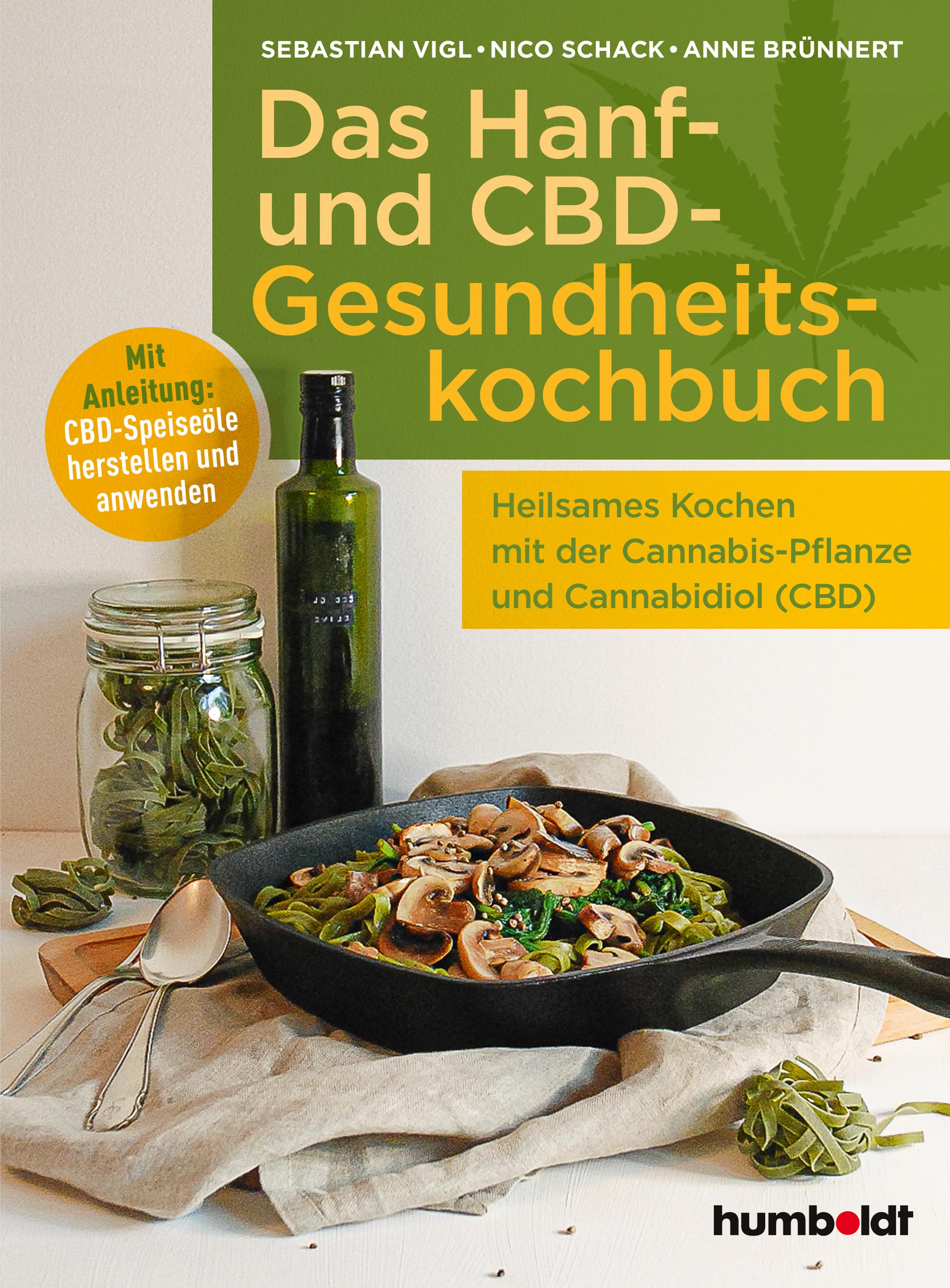 Vorderes Coverbild Das Hanf- und CBD-Gesundheitskochbuch