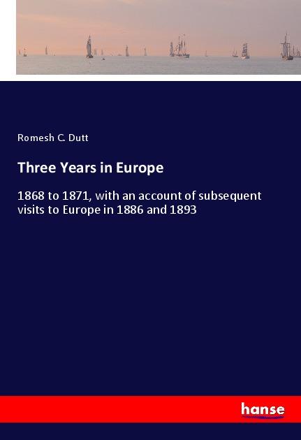 Vorderes Coverbild Three Years in Europe