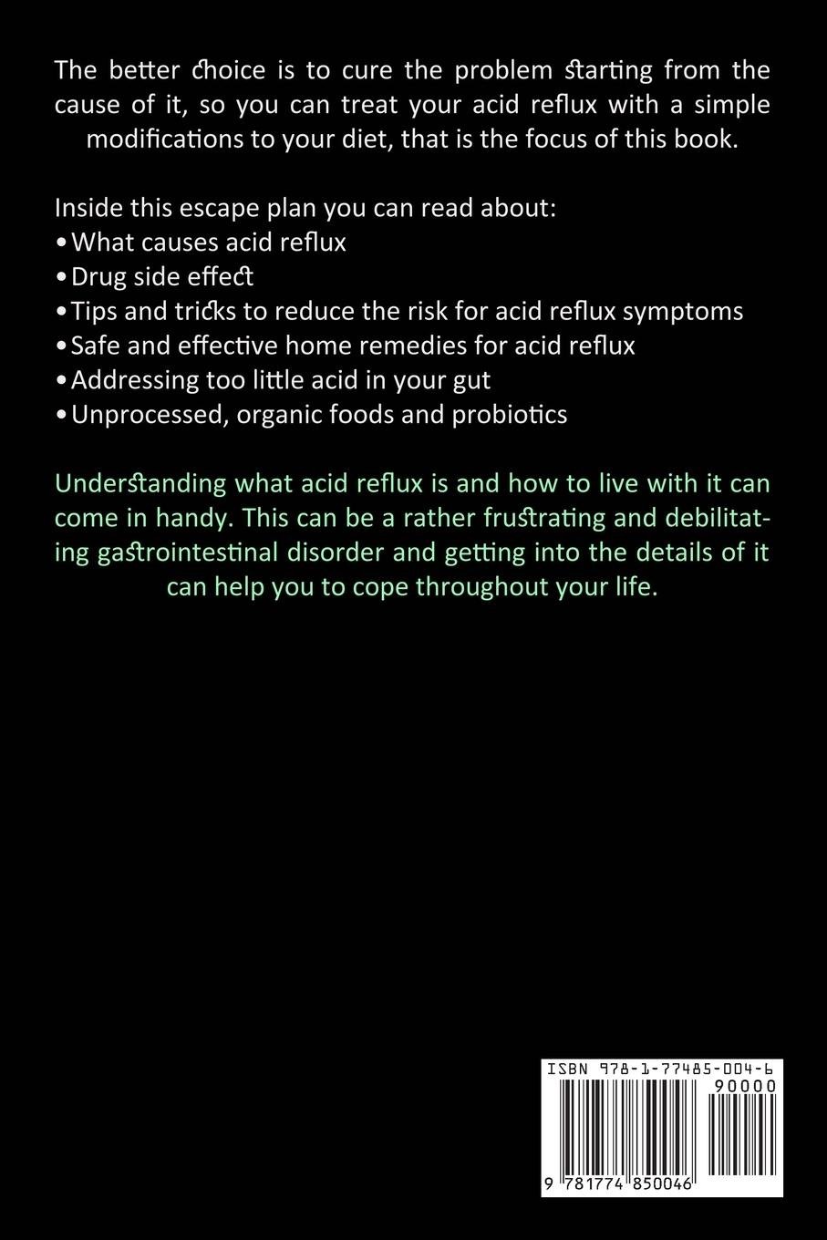 Rückseitencover Acid Reflux Diet