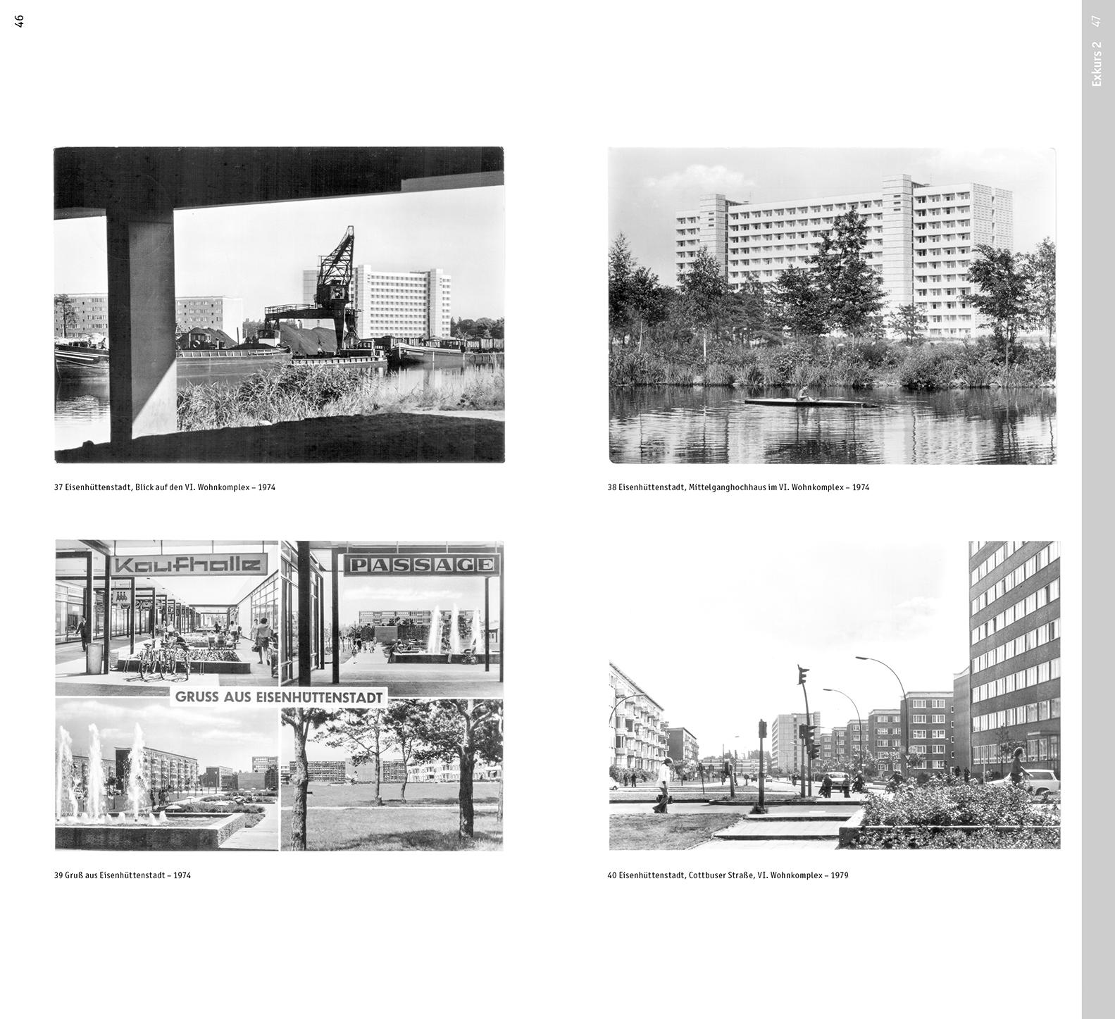 Beispielinhalt (Bild) Architekturführer Eisenhüttenstadt