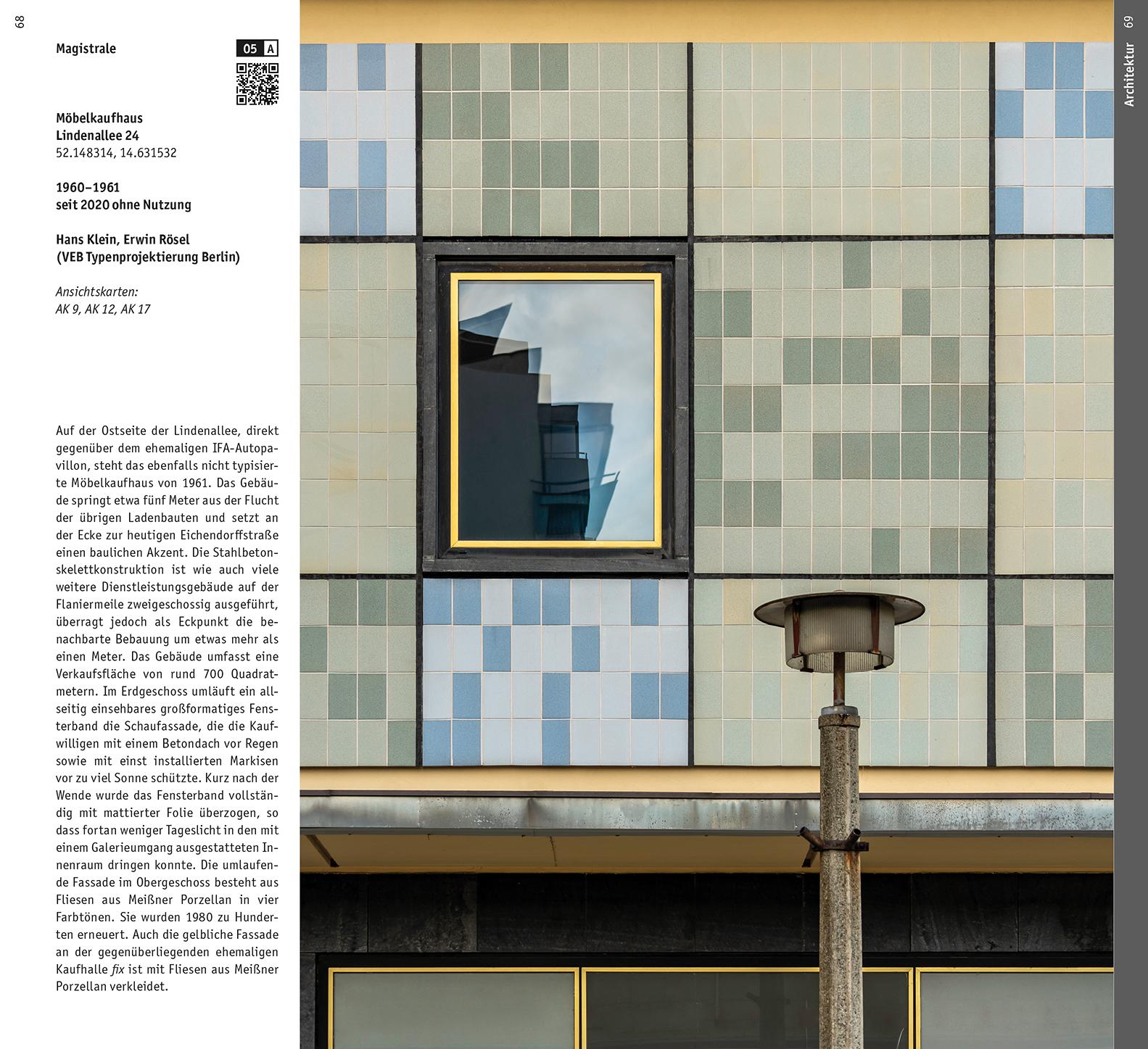 Beispielinhalt (Bild) Architekturführer Eisenhüttenstadt