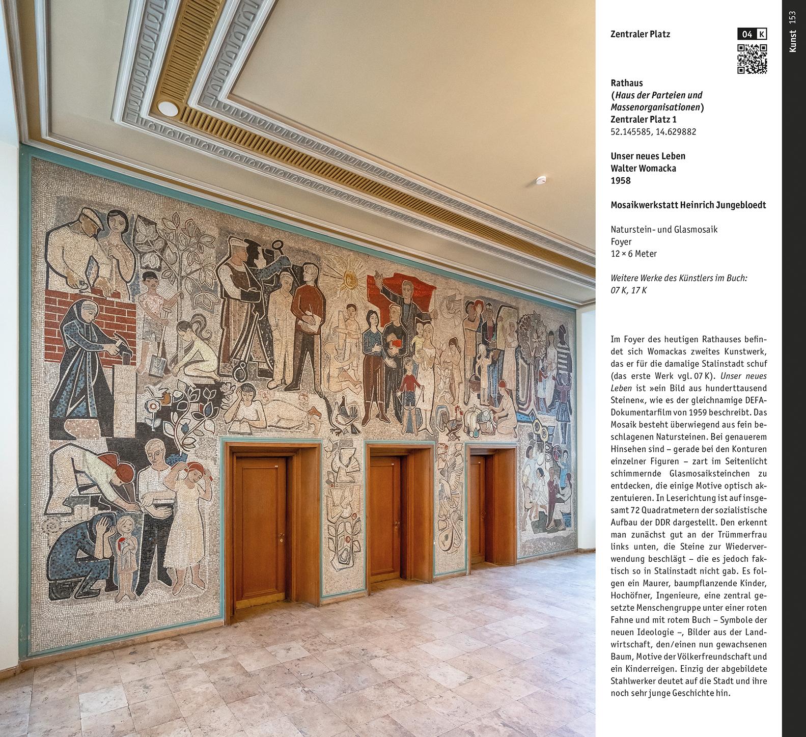 Beispielinhalt (Bild) Architekturführer Eisenhüttenstadt