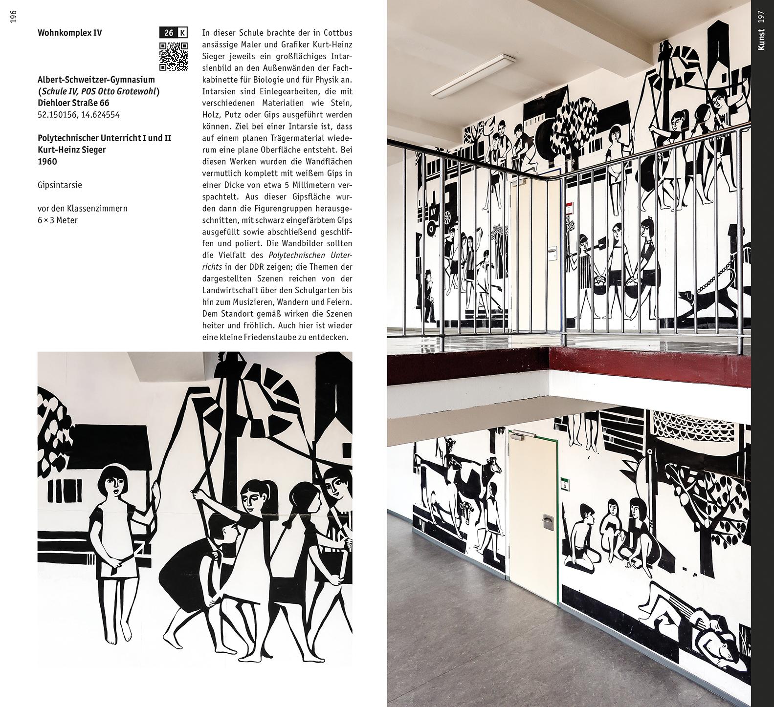 Beispielinhalt (Bild) Architekturführer Eisenhüttenstadt