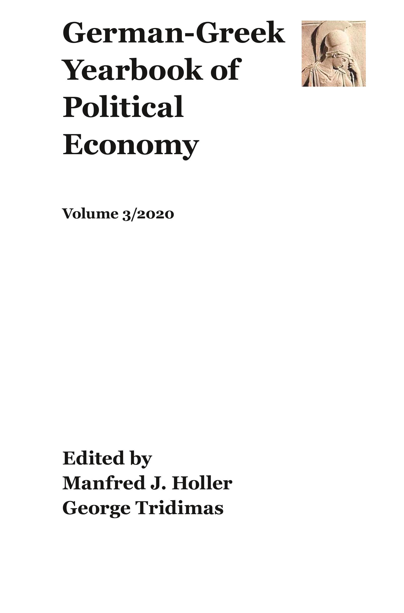 Vorderes Coverbild German-Greek Yearbook of Political Economy, Volume 3