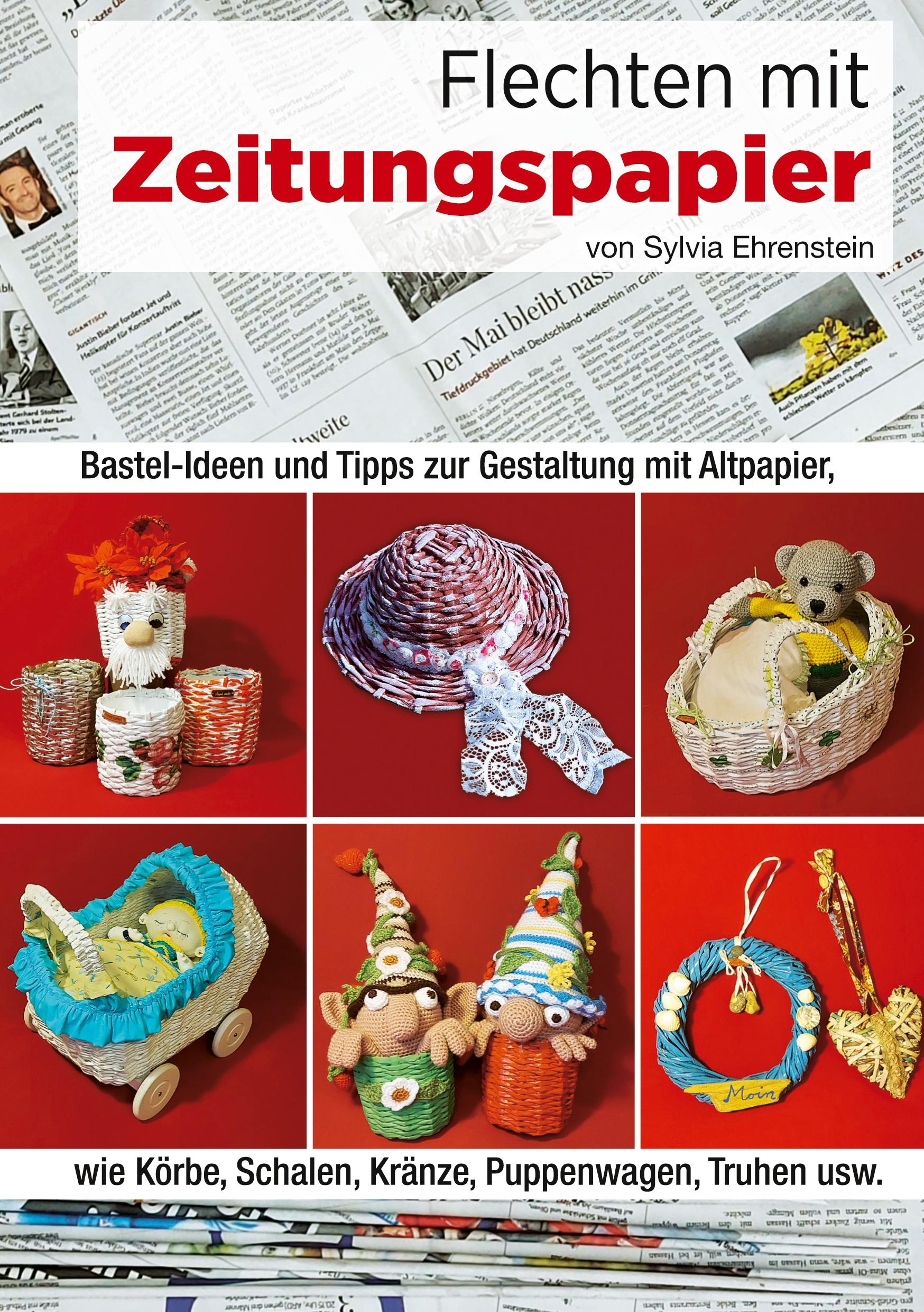 Vorderes Coverbild Flechten mit Zeitungspapier